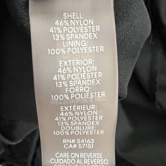 Calvin Klein Womens 4 Black Velvet Burn Out Zebra Print Long Sleeve Retro Dress - Picture 14 of 16